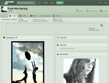 Tablet Screenshot of fuck-him-darling.deviantart.com