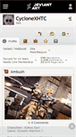 Mobile Screenshot of cyclonexhtc.deviantart.com