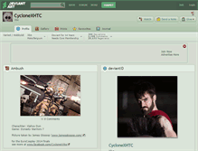 Tablet Screenshot of cyclonexhtc.deviantart.com