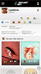 Mobile Screenshot of lyadova.deviantart.com