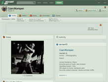 Tablet Screenshot of czarcikompan.deviantart.com