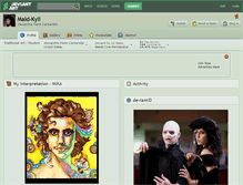 Tablet Screenshot of maid-kyli.deviantart.com