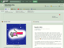 Tablet Screenshot of nekoneko-chu.deviantart.com