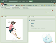 Tablet Screenshot of lexiys.deviantart.com