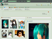 Tablet Screenshot of caligulas.deviantart.com