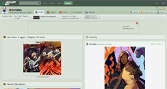 Desktop Screenshot of drowtales.deviantart.com