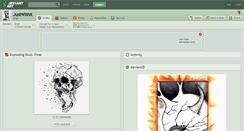 Desktop Screenshot of justwithit.deviantart.com