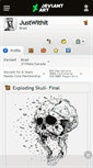 Mobile Screenshot of justwithit.deviantart.com