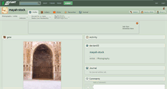 Desktop Screenshot of mayah-stock.deviantart.com