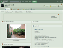 Tablet Screenshot of cyph3r4rc4n3.deviantart.com