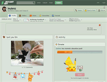 Tablet Screenshot of inulenz.deviantart.com
