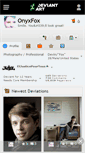 Mobile Screenshot of onyxfox.deviantart.com
