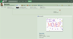 Desktop Screenshot of deerockin.deviantart.com