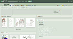 Desktop Screenshot of k-lex24.deviantart.com