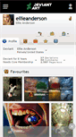 Mobile Screenshot of ellieanderson.deviantart.com