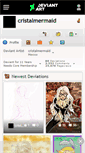 Mobile Screenshot of cristalmermaid.deviantart.com