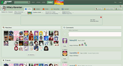 Desktop Screenshot of hillary-ravenian.deviantart.com