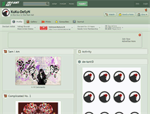 Tablet Screenshot of kuku-desyn.deviantart.com