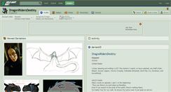 Desktop Screenshot of dragonridersdestiny.deviantart.com
