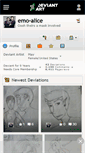 Mobile Screenshot of emo-alice.deviantart.com