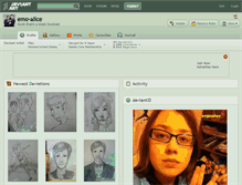 Tablet Screenshot of emo-alice.deviantart.com