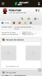 Mobile Screenshot of kiokoyuki.deviantart.com