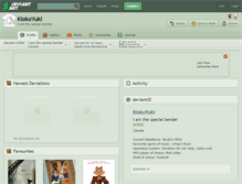 Tablet Screenshot of kiokoyuki.deviantart.com