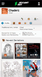 Mobile Screenshot of chaderz.deviantart.com