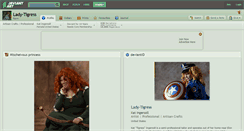 Desktop Screenshot of lady-tigress.deviantart.com