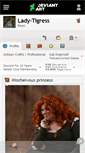 Mobile Screenshot of lady-tigress.deviantart.com