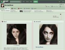 Tablet Screenshot of deviantroze.deviantart.com