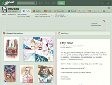 Tablet Screenshot of mfreiheit.deviantart.com