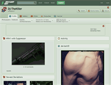 Tablet Screenshot of dj-thekiller.deviantart.com