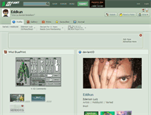 Tablet Screenshot of eddkun.deviantart.com
