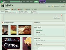 Tablet Screenshot of miss-maisha.deviantart.com
