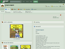 Tablet Screenshot of oceanweapon.deviantart.com