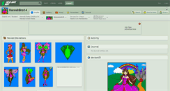 Desktop Screenshot of hannahbro14.deviantart.com
