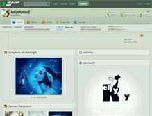 Tablet Screenshot of kelyshmoo5.deviantart.com