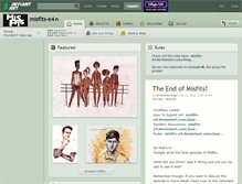 Tablet Screenshot of misfits-e4.deviantart.com