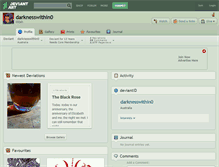 Tablet Screenshot of darknesswithin0.deviantart.com