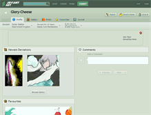 Tablet Screenshot of glory-cheese.deviantart.com