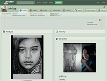 Tablet Screenshot of pnklzzy.deviantart.com