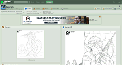 Desktop Screenshot of kayrom.deviantart.com