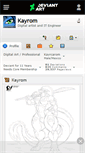 Mobile Screenshot of kayrom.deviantart.com