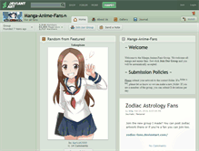 Tablet Screenshot of manga-anime-fans.deviantart.com