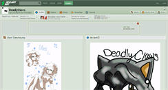 Desktop Screenshot of deadlyclaws.deviantart.com