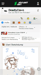 Mobile Screenshot of deadlyclaws.deviantart.com