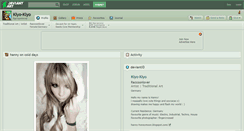 Desktop Screenshot of kiyo-kiyo.deviantart.com