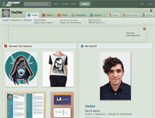Tablet Screenshot of naddar.deviantart.com