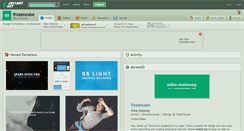 Desktop Screenshot of frozencolor.deviantart.com